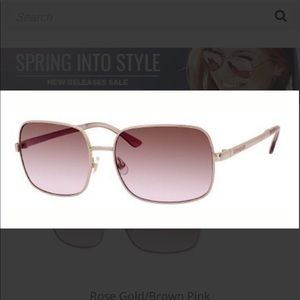 Kate Spade Liza sunglasses in rose gold